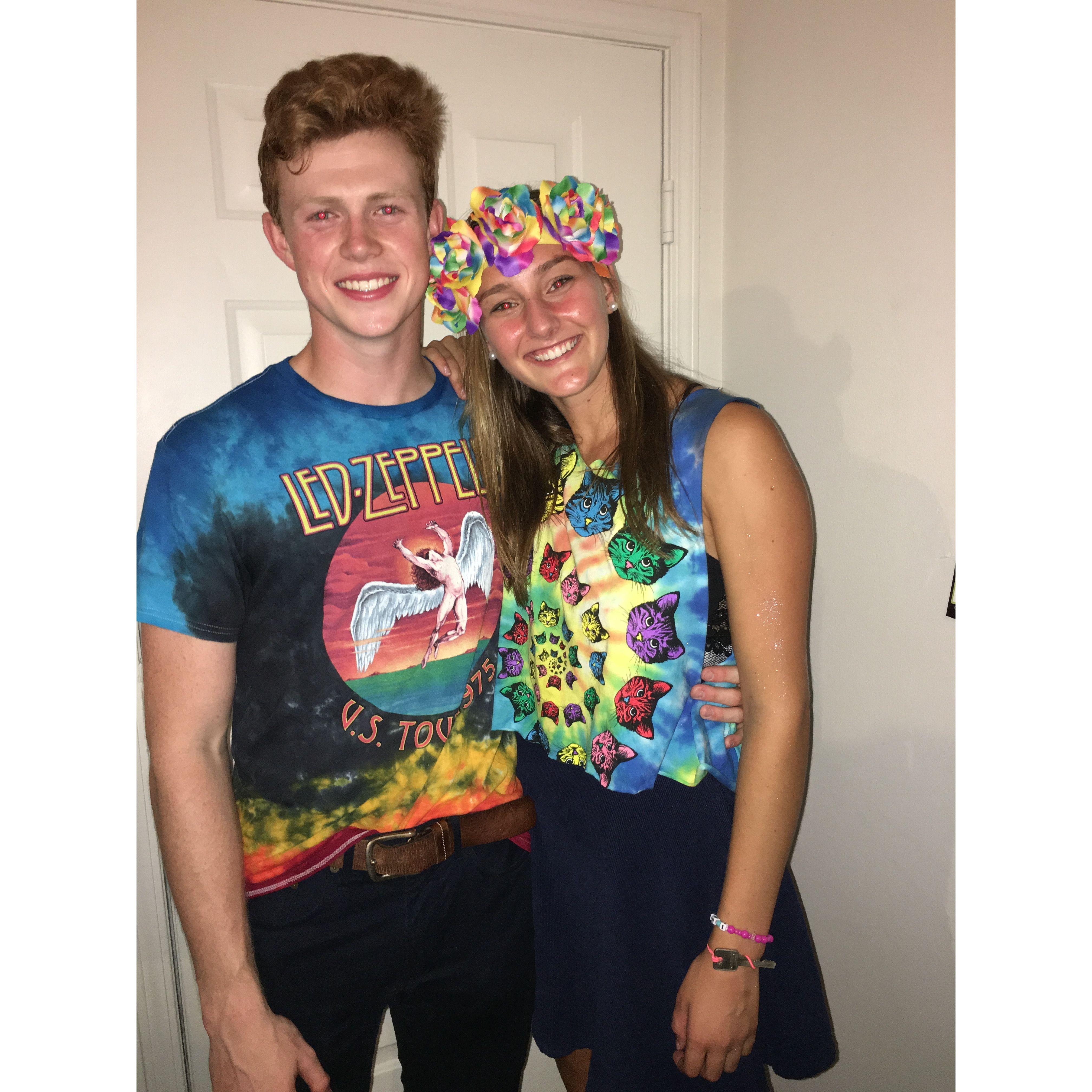 Our first photo together