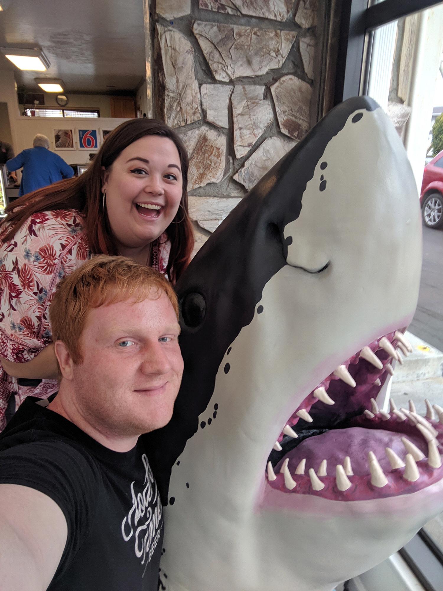 The famous Shark from Fort Bragg! We had to send Momma Dee a picture!