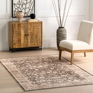 Cerise Faded SplashGuard Area Rug