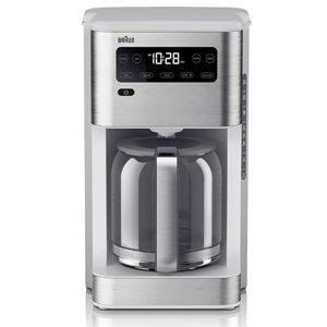 Braun KF5650WH PureFlavor Drip 14 cup Coffee Maker, Stainless Steel