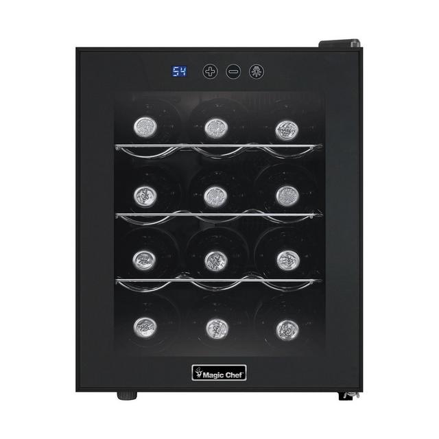 Magic Chef 12-Bottle Single-Zone Wine Cooler