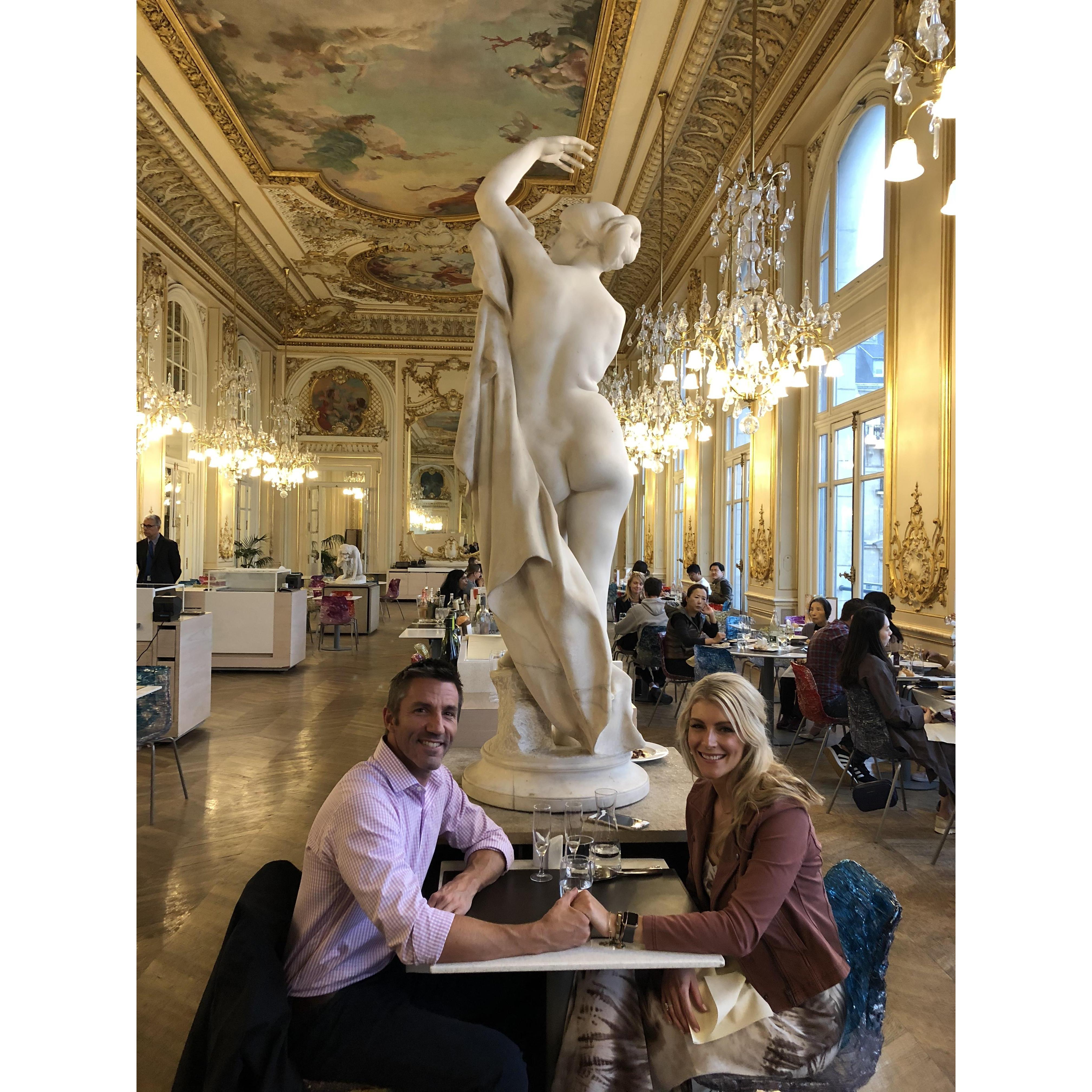 Trip to Paris dining with “Suzanne” and her bare bum!