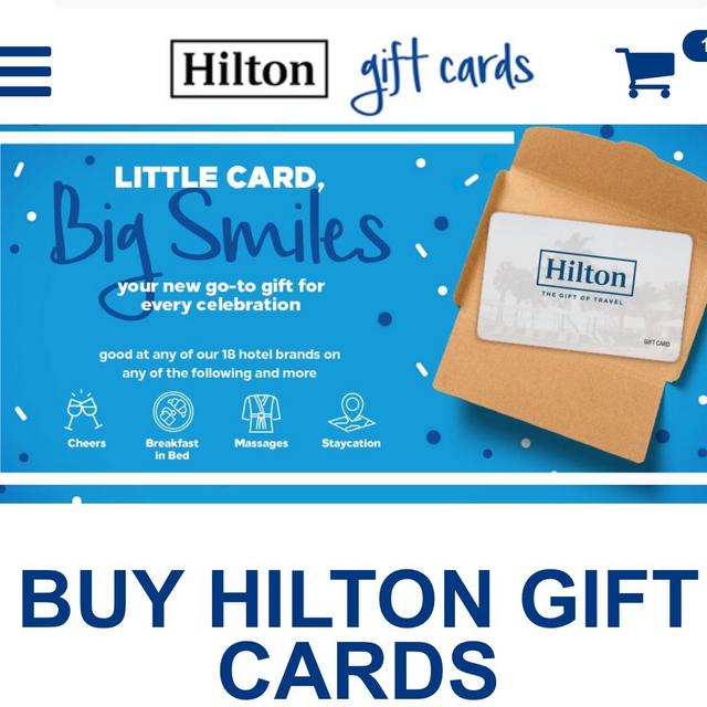 Hilton gift card