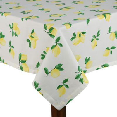 kate spade new york Make Lemonade 60-Inch x 102-Inch Oblong Tablecloth