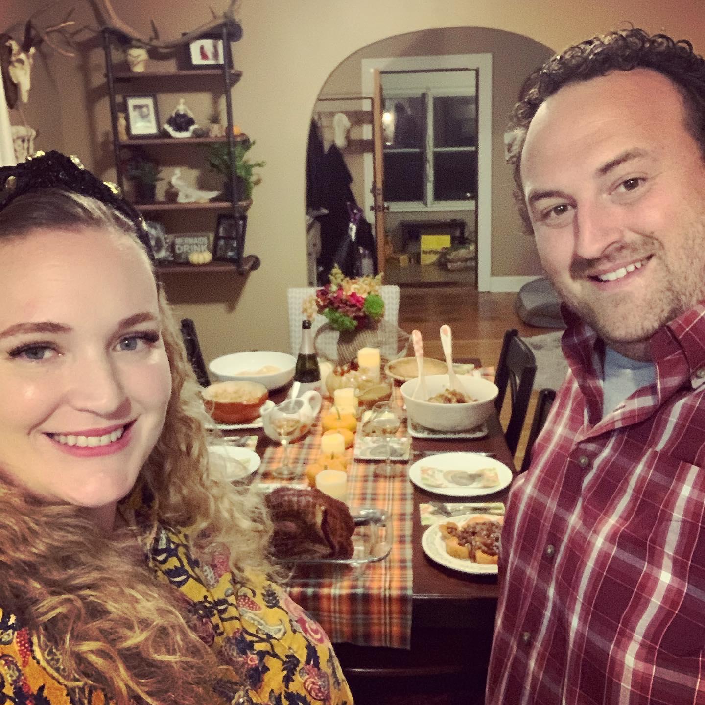 Our first Thanksgiving together.