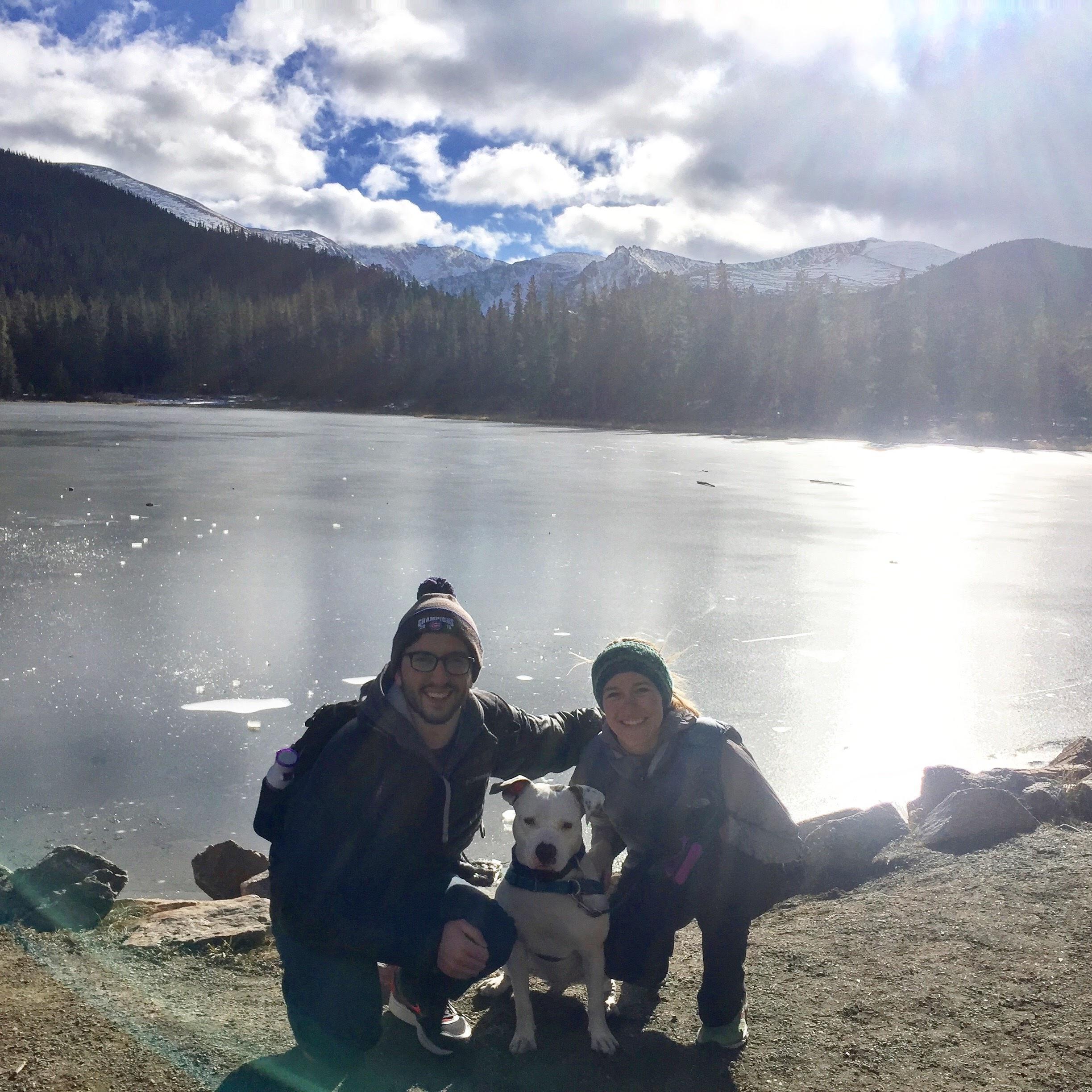 Hiking in Colorado (our new home!) with Madison