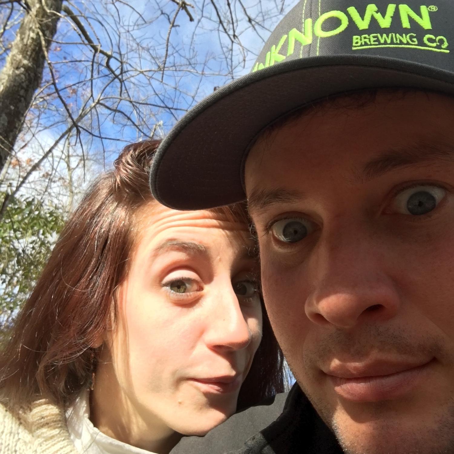 First camping trip together. Brevard, NC, 2015.