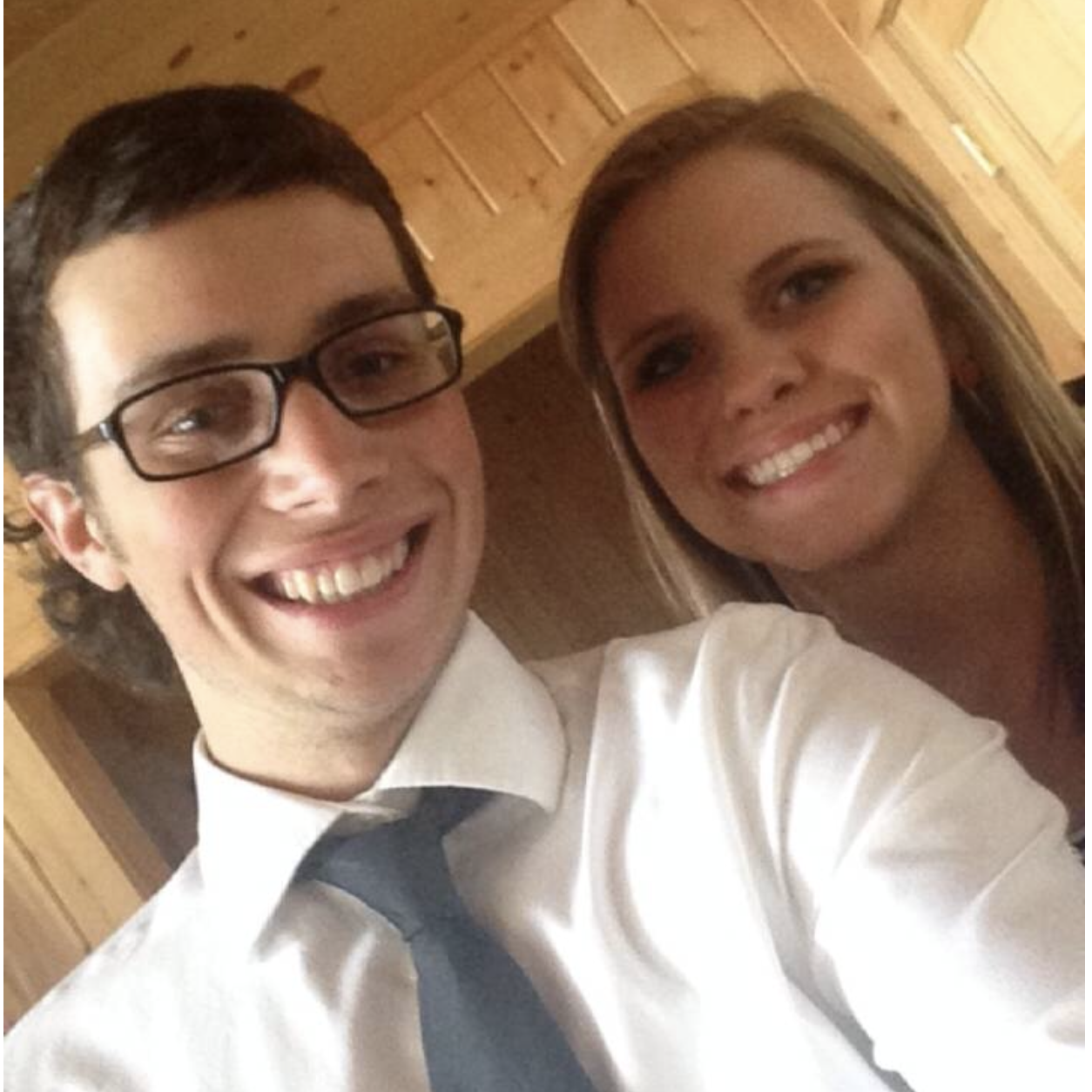 Our first picture together. 3/24/14