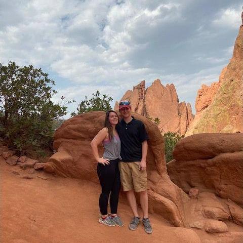 Our first weekend getaway together to Garden of the Gods
