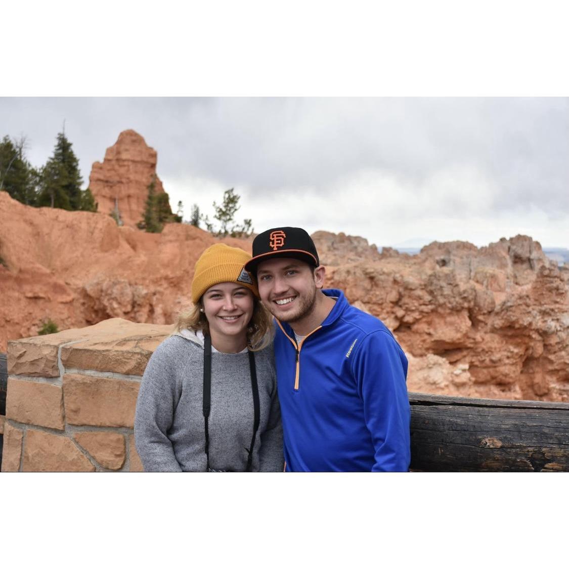 Our first national park together!
Bryce Canyon National Park, Utah