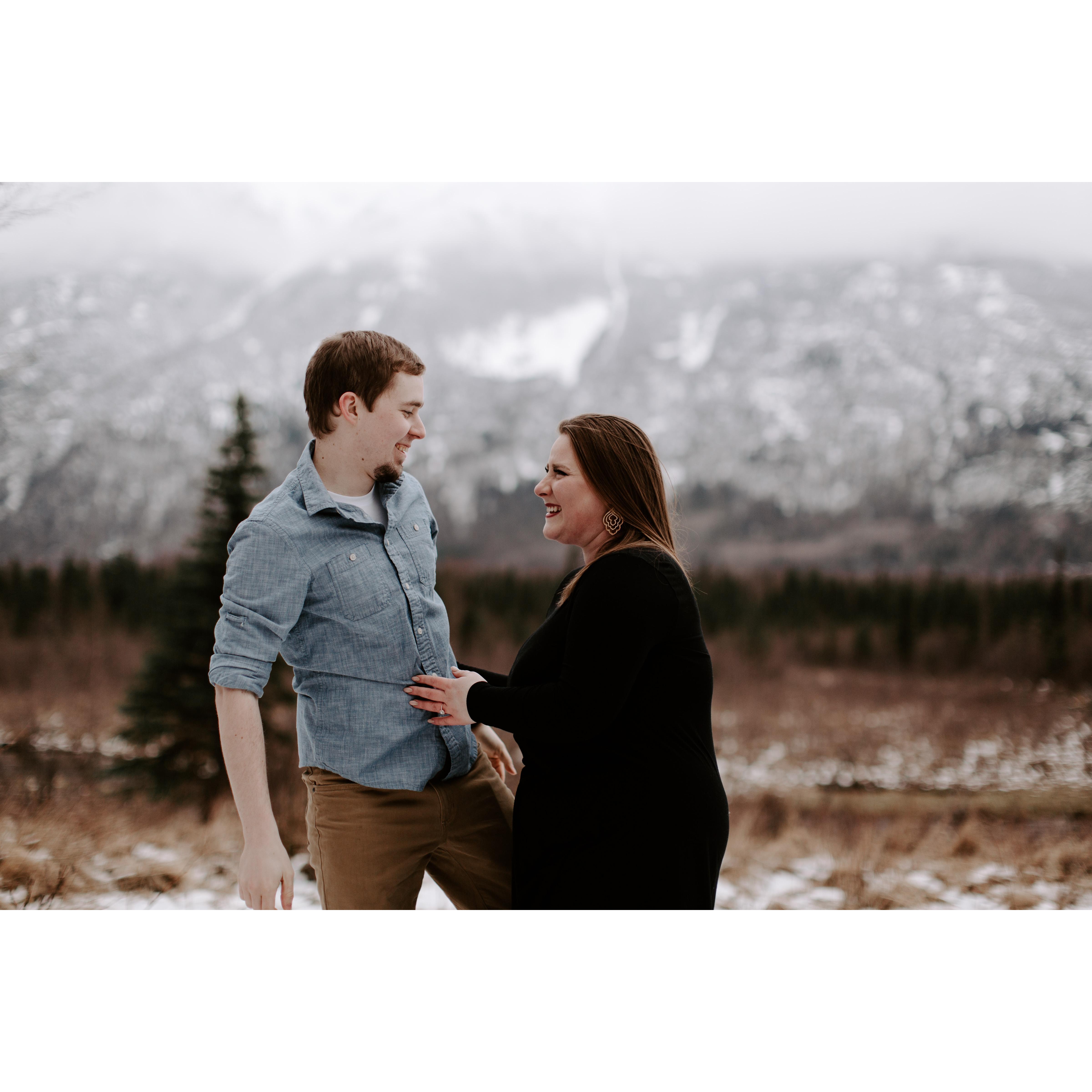 Engagement photos done in Alaska at Eagle River Nature Center by the amazing Sarah French.
Instagram: @sarah.french.photo
Facebook: @Sarah French Photo
Website: sarahfrenchphoto.com