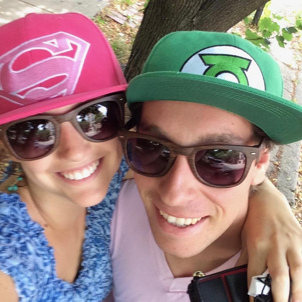 It's DC.  Don't judge us, the hats were free!