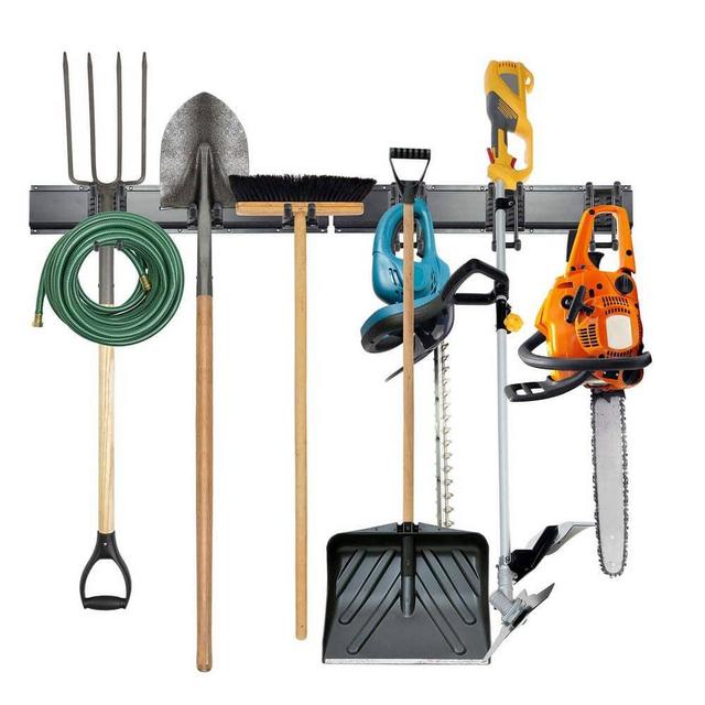 24 in. Wall Tool Storage Rack Organizer