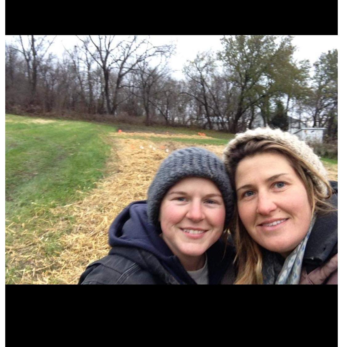 The first fall before our first year of farming (2017). We took this after planting our 1st crop of garlic.