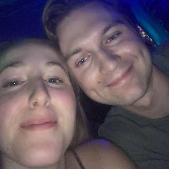This is a selfie from our first date!
