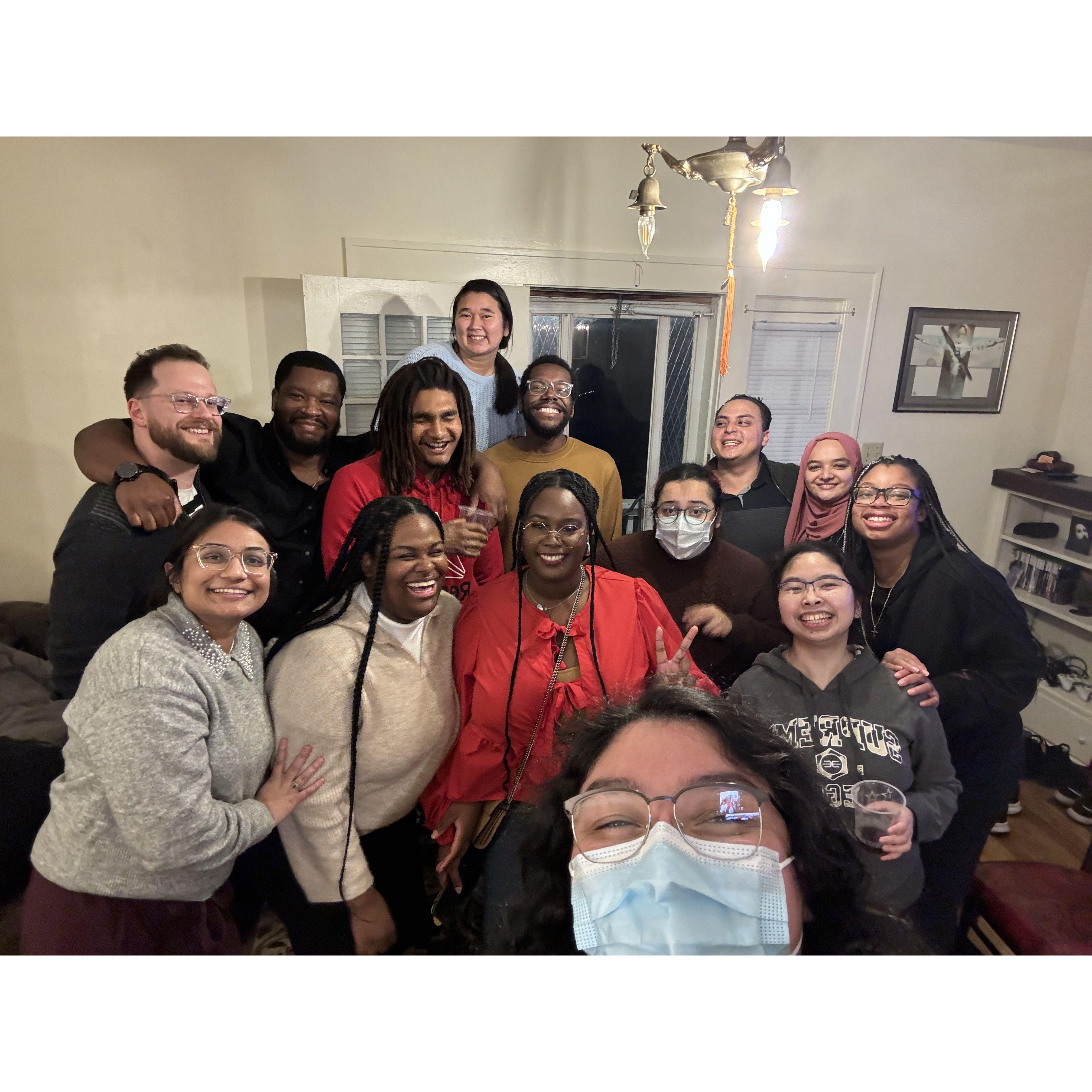 Med school is fun with love and friends. #Friendgiving