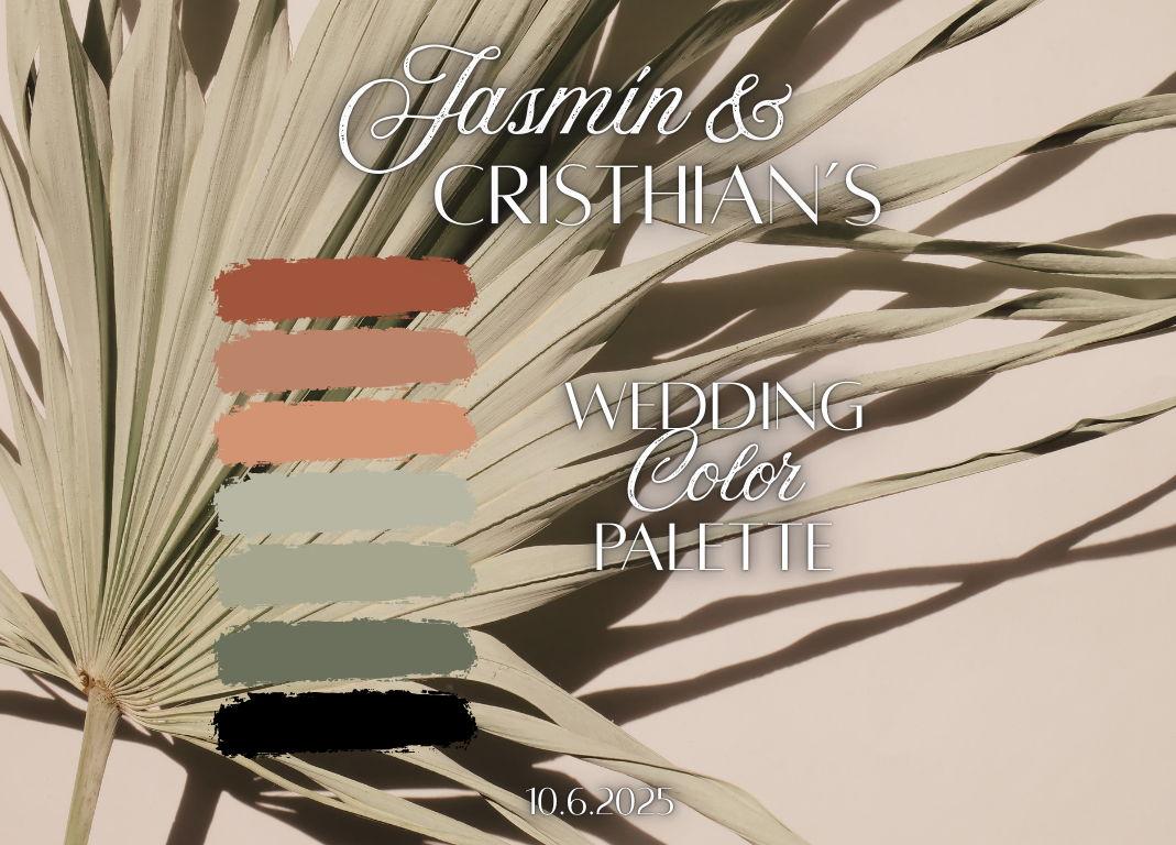 The Wedding Website of Jasmín García and Cristhian Blanco