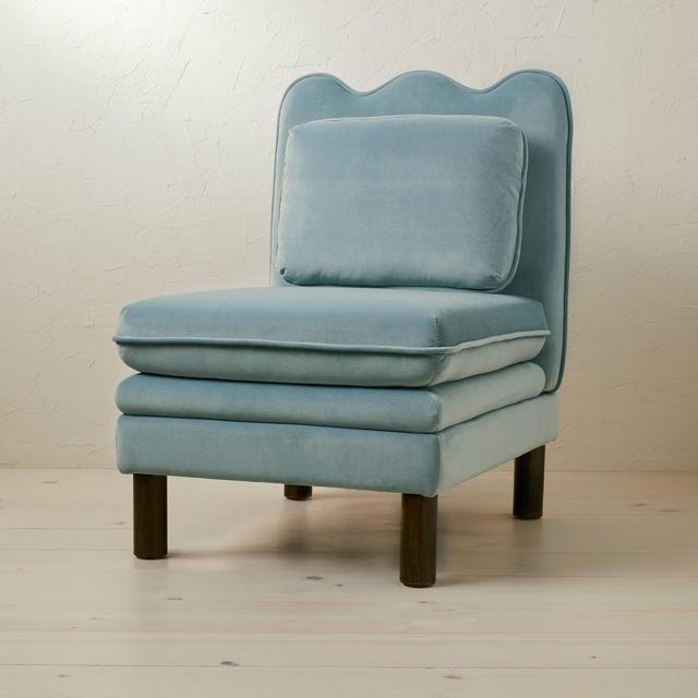 Bencia Slipper Chair Light Blue - Opalhouse™ designed with Jungalow™