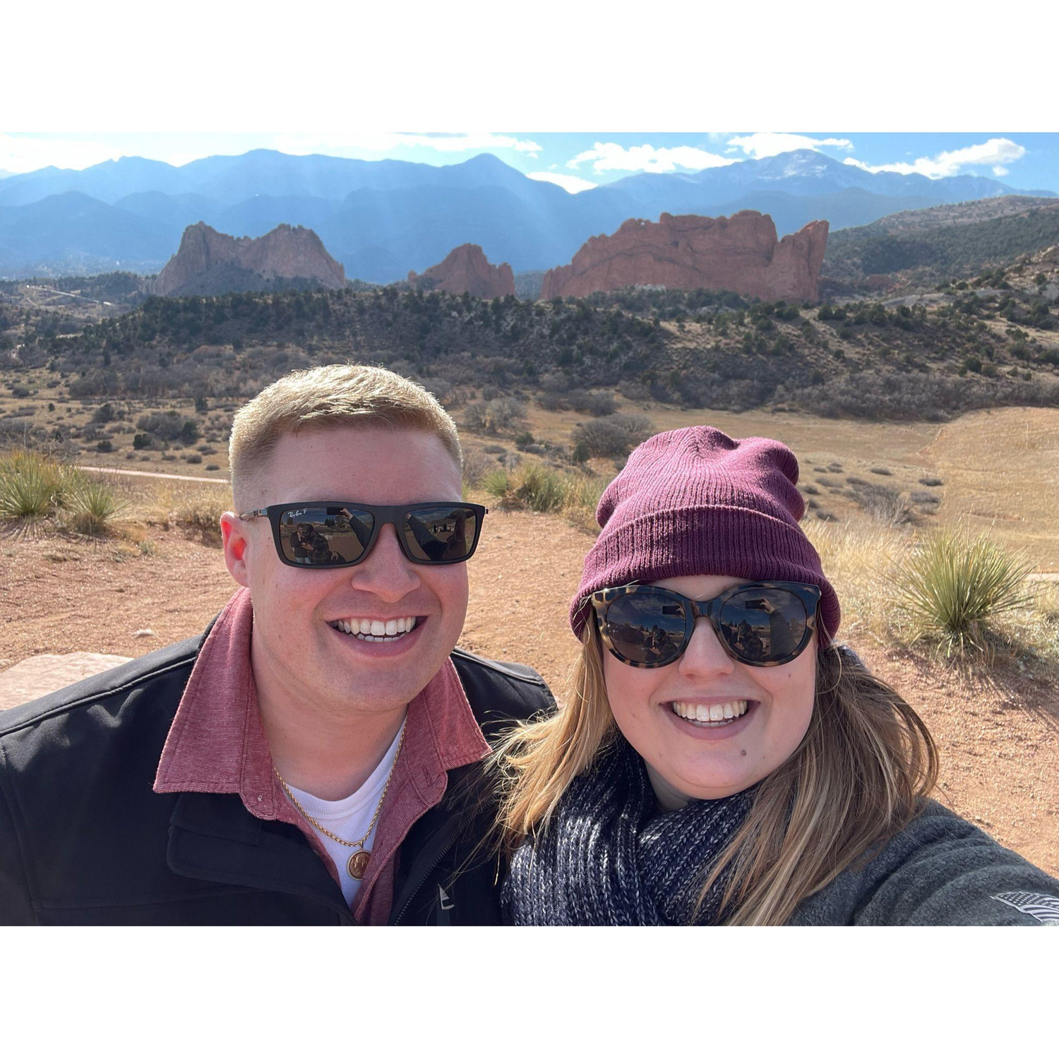 Quick pic at Garden of the Gods.