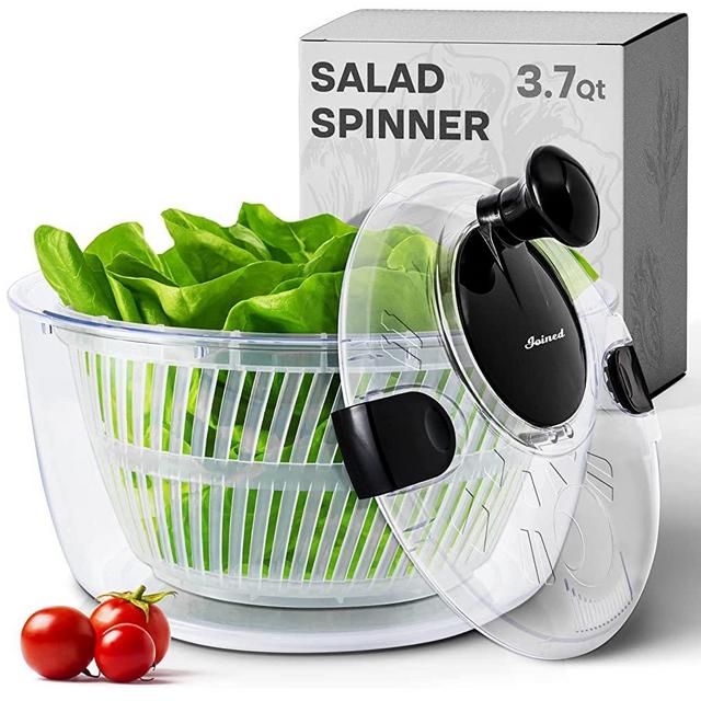 Zulay Kitchen Salad Spinner Large 5L Manual Lettuce Spinner With
