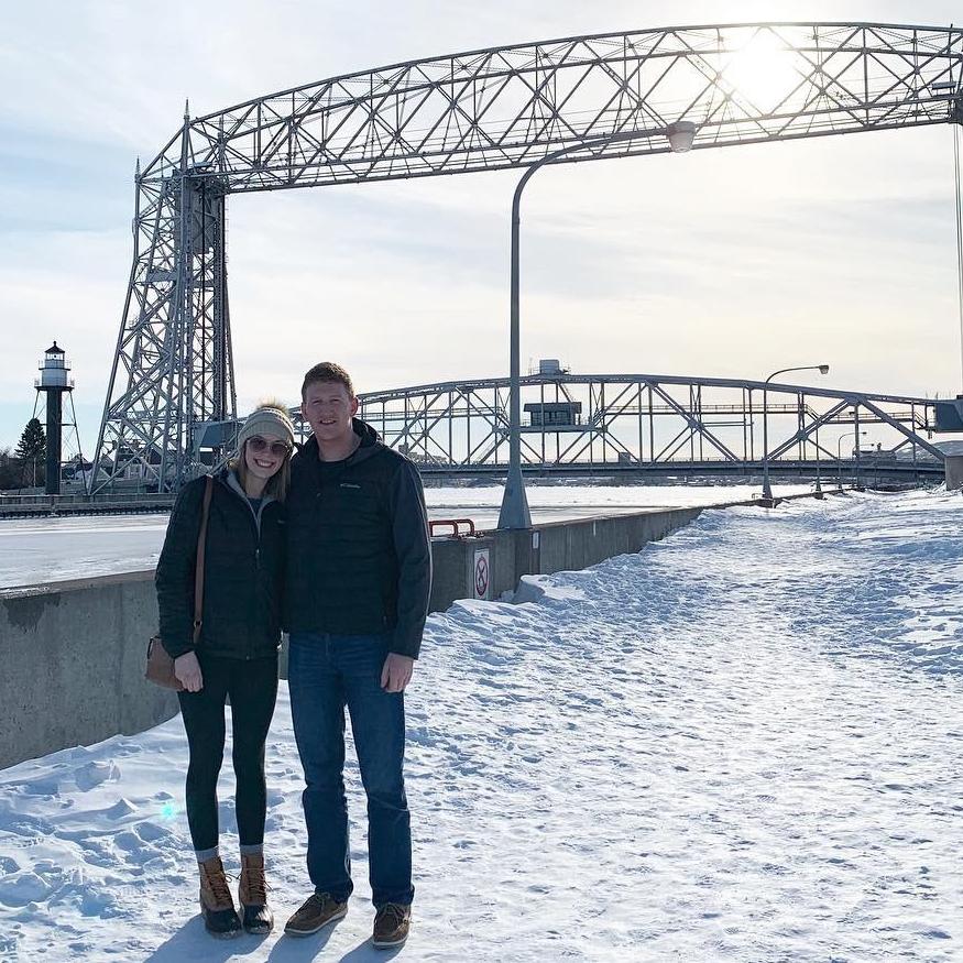 Our first vacation together in Duluth, MN