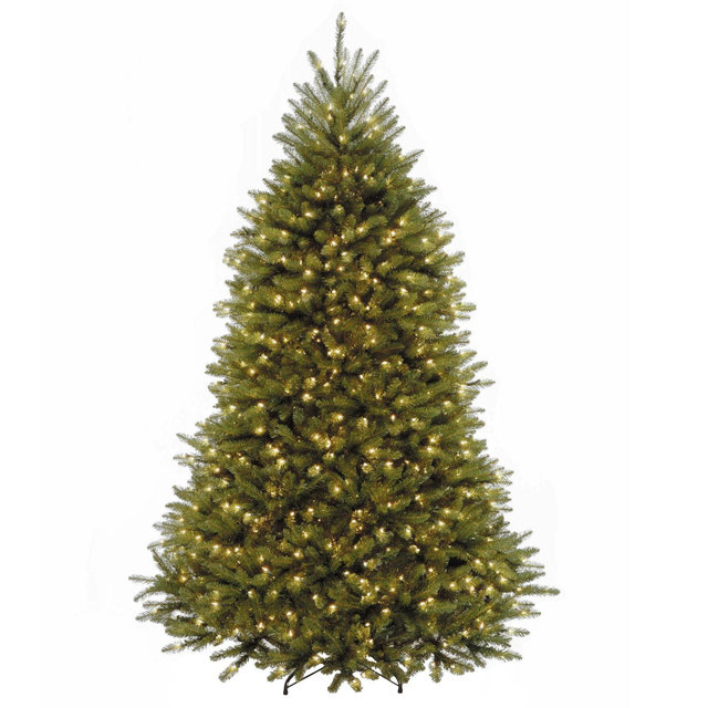 7.5' Prelit Dunhill Fir Artificial Christmas Tree Clear Lights - National Tree Company
