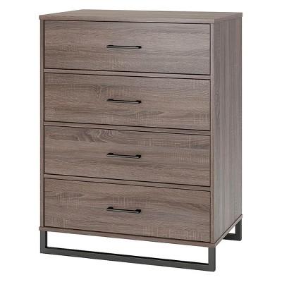 Mixed Material 4 Drawer Dresser Medium Brown - Room Essentials™