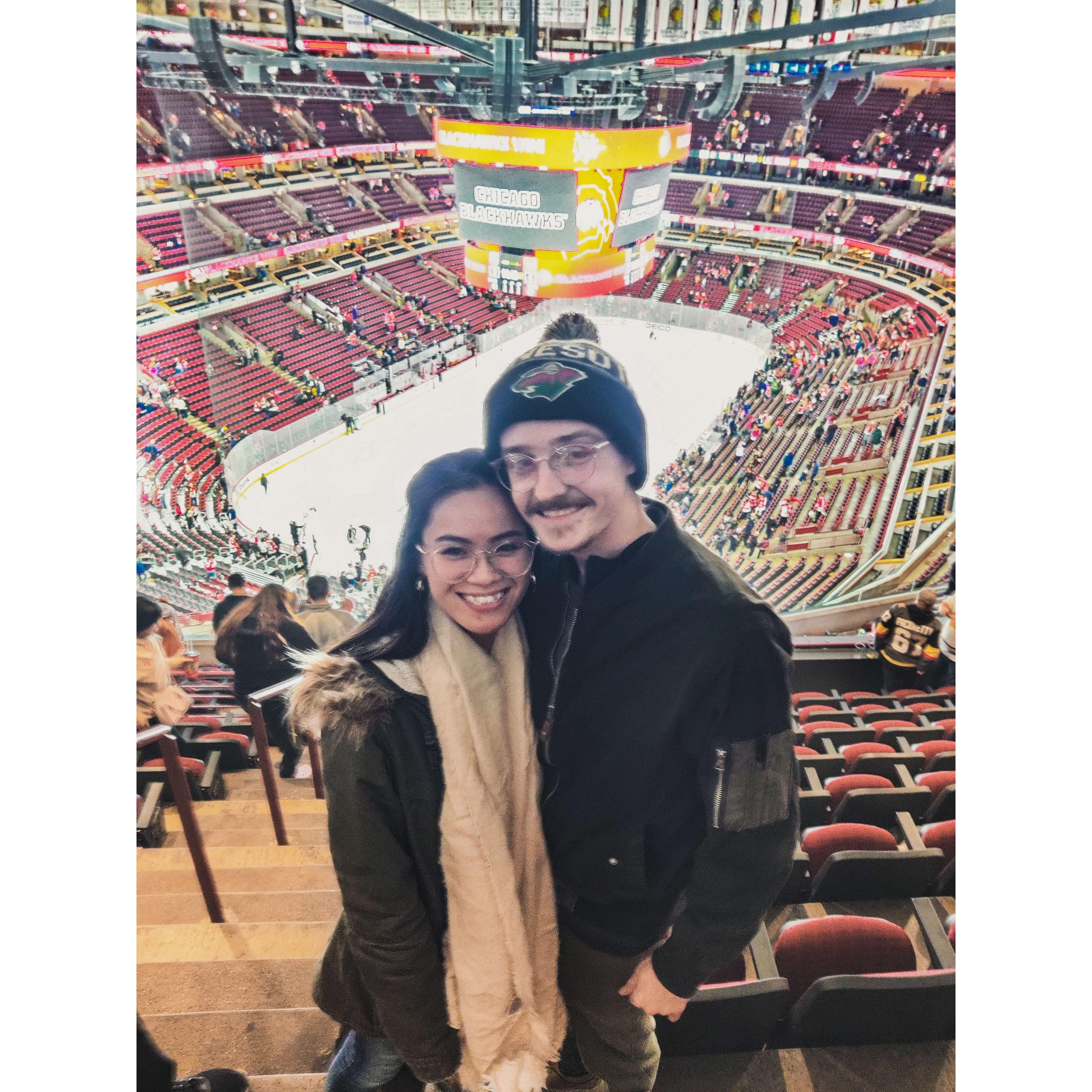 Kam's first NHL game