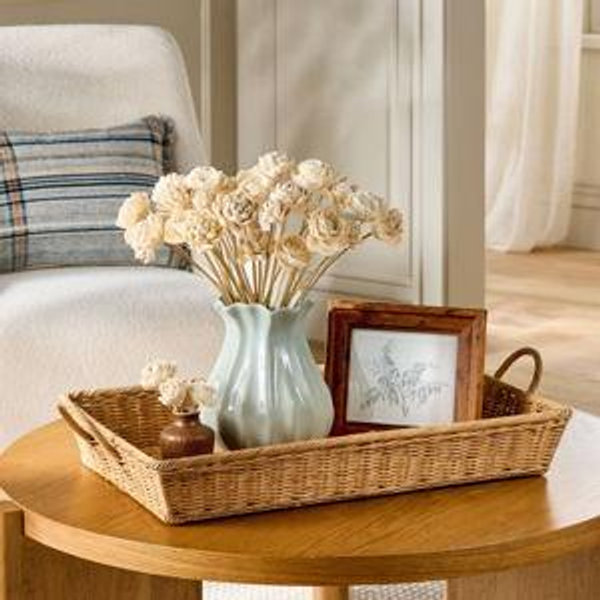 Medium Woven Tray - Hearth & Hand with Magnolia