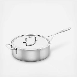 5-Plus Stainless Saute Pan with Helper Handle