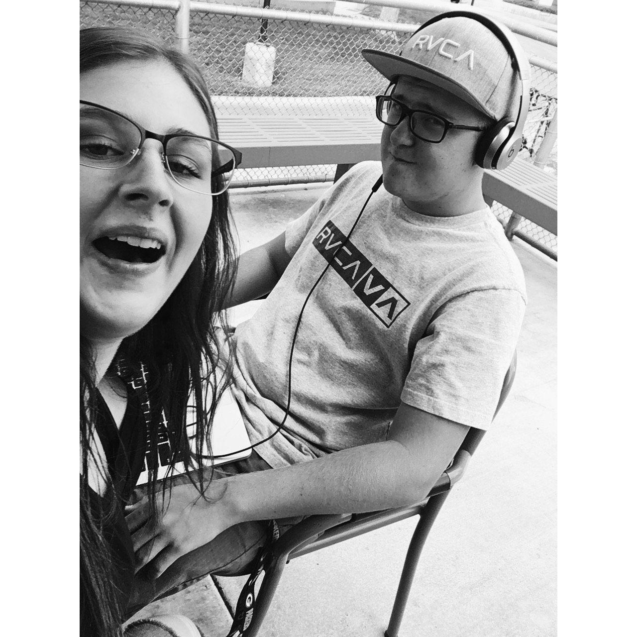 Back at COC when we were babies right out of High School. 9/27/2016