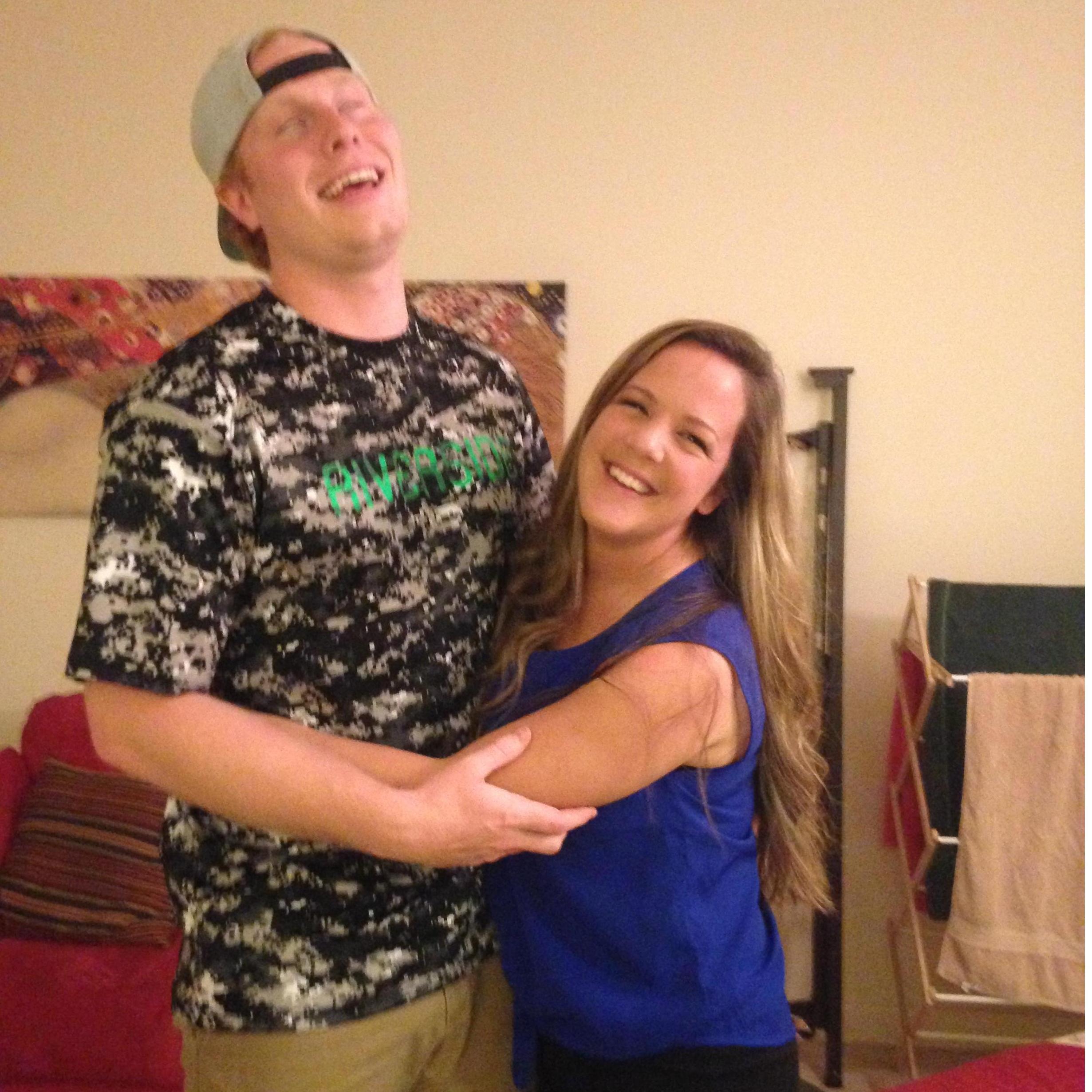 Visiting each other in college!