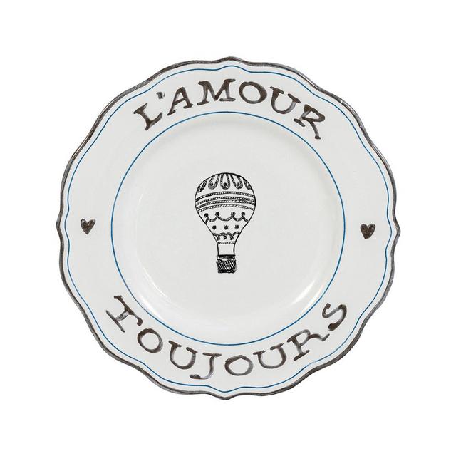 L'Amour Toujours Dessert/Salad Plate Set of 4