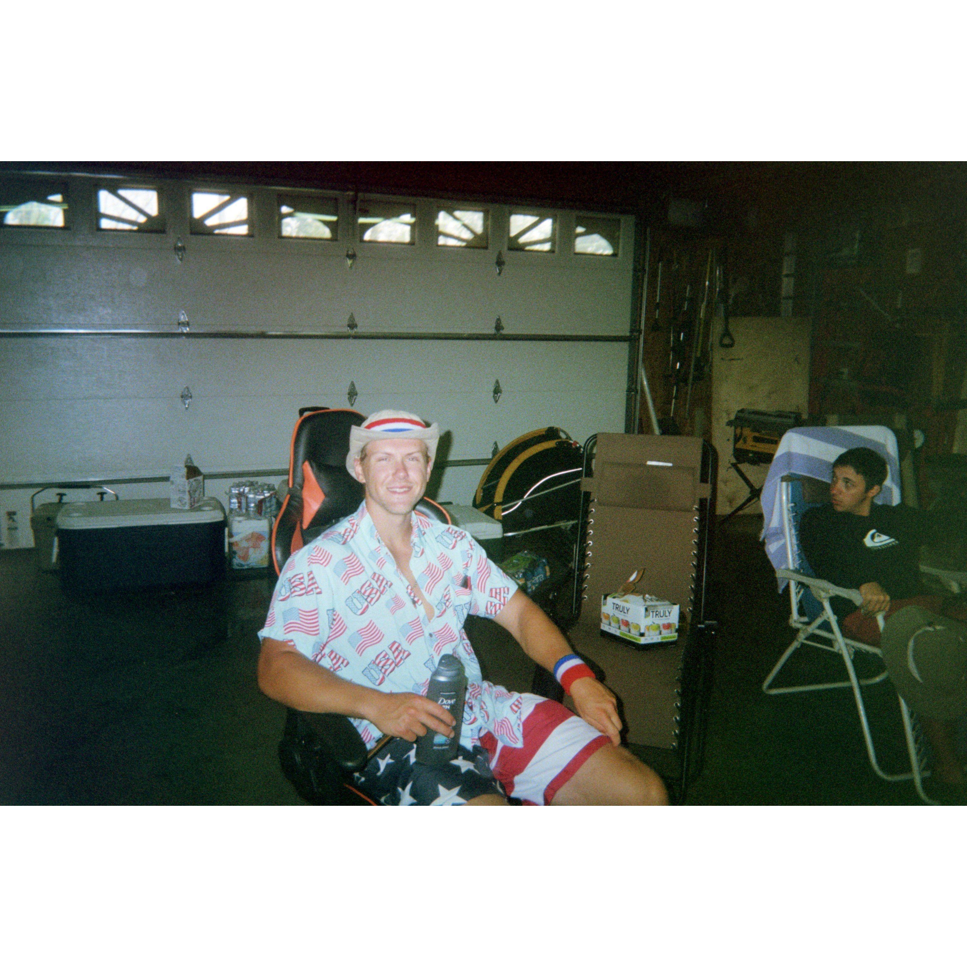 Fourth of July with friends.