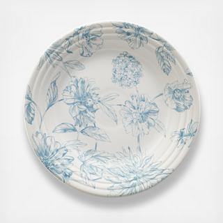 Botanical Floral Classic Rim Luncheon Plate, Set of 4