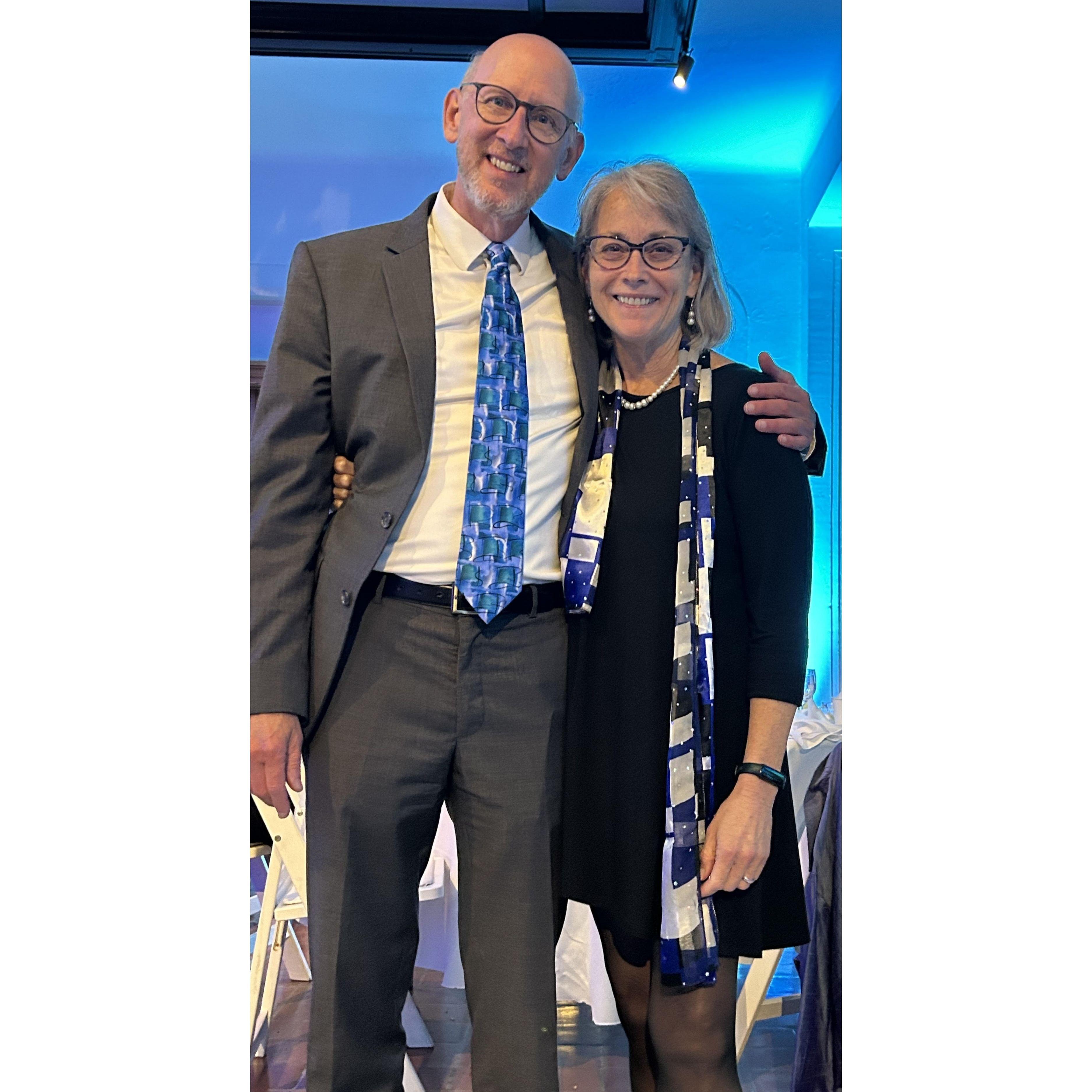 And inside the BMAC Gala.  Loving the blue lights!