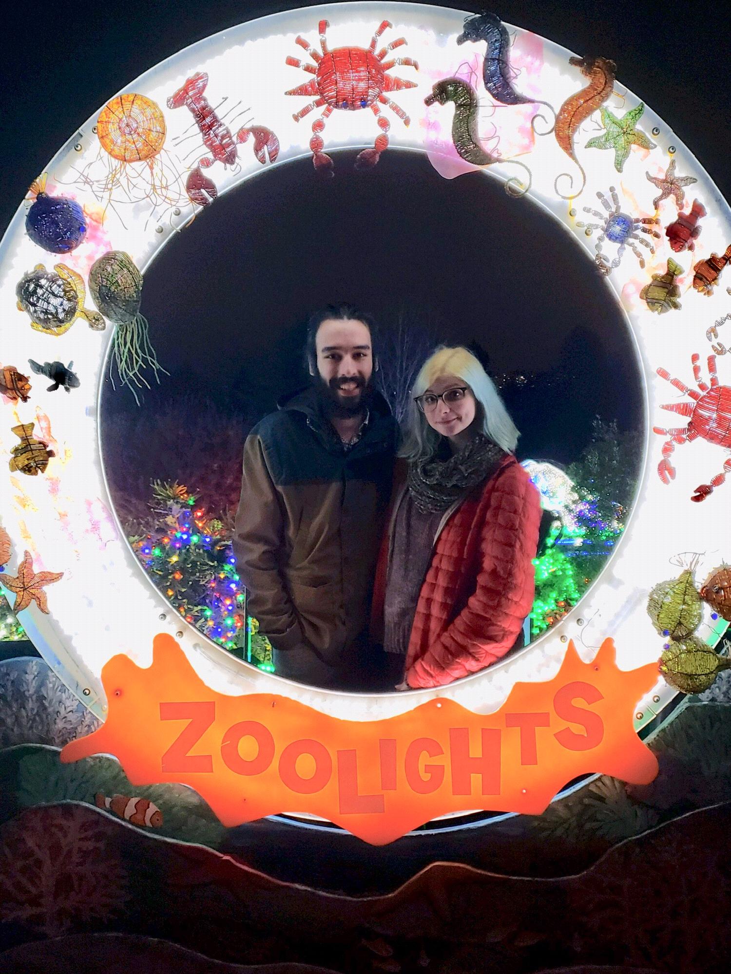 Every year the Point Defiance Zoo puts together beautiful light displays for the Christmas season! You don't get to see the animals, but it's still a fun seasonal outing when you've got warm company!
