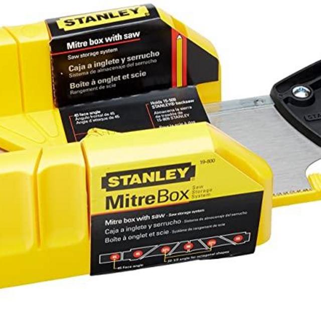 STANLEY Hand Saw with Mitre Box, 12-Inch (19-800)