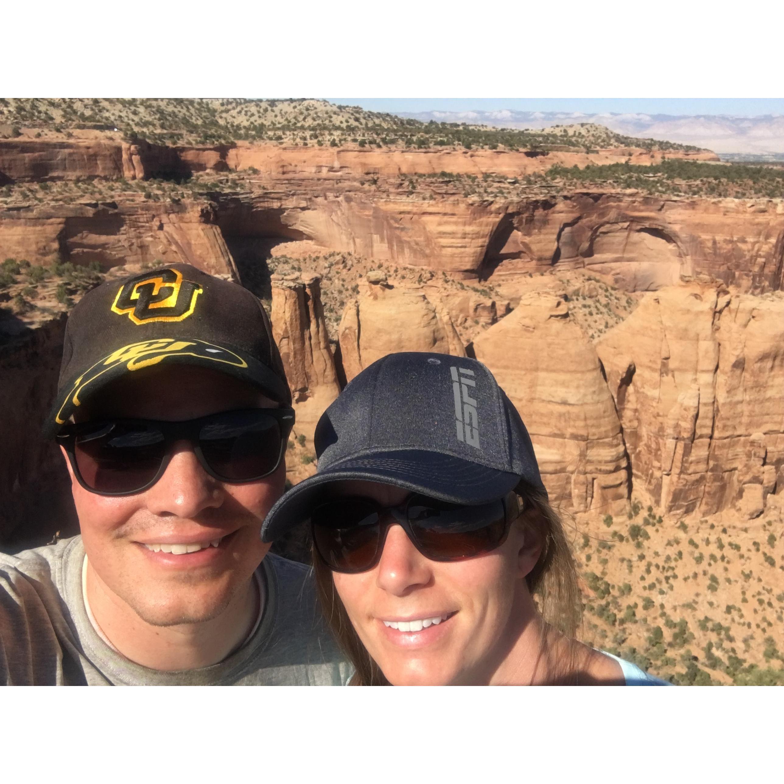 At the National Monument
