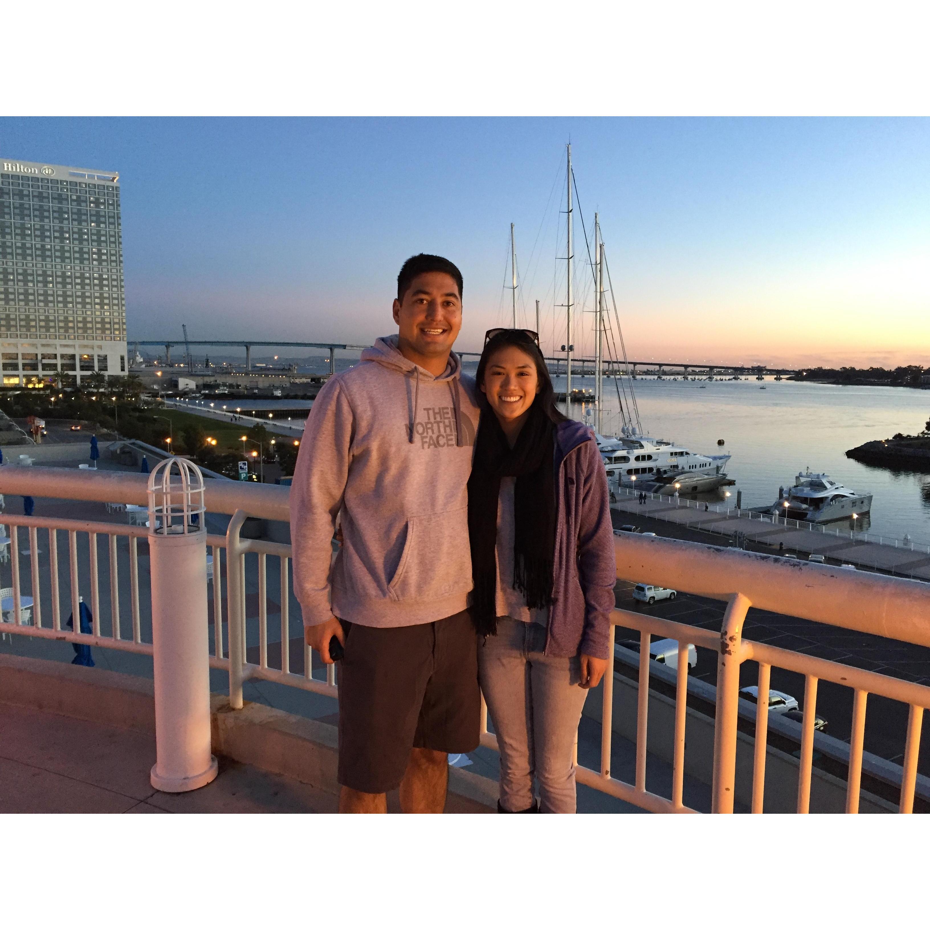 Late night San Diego Bay walks