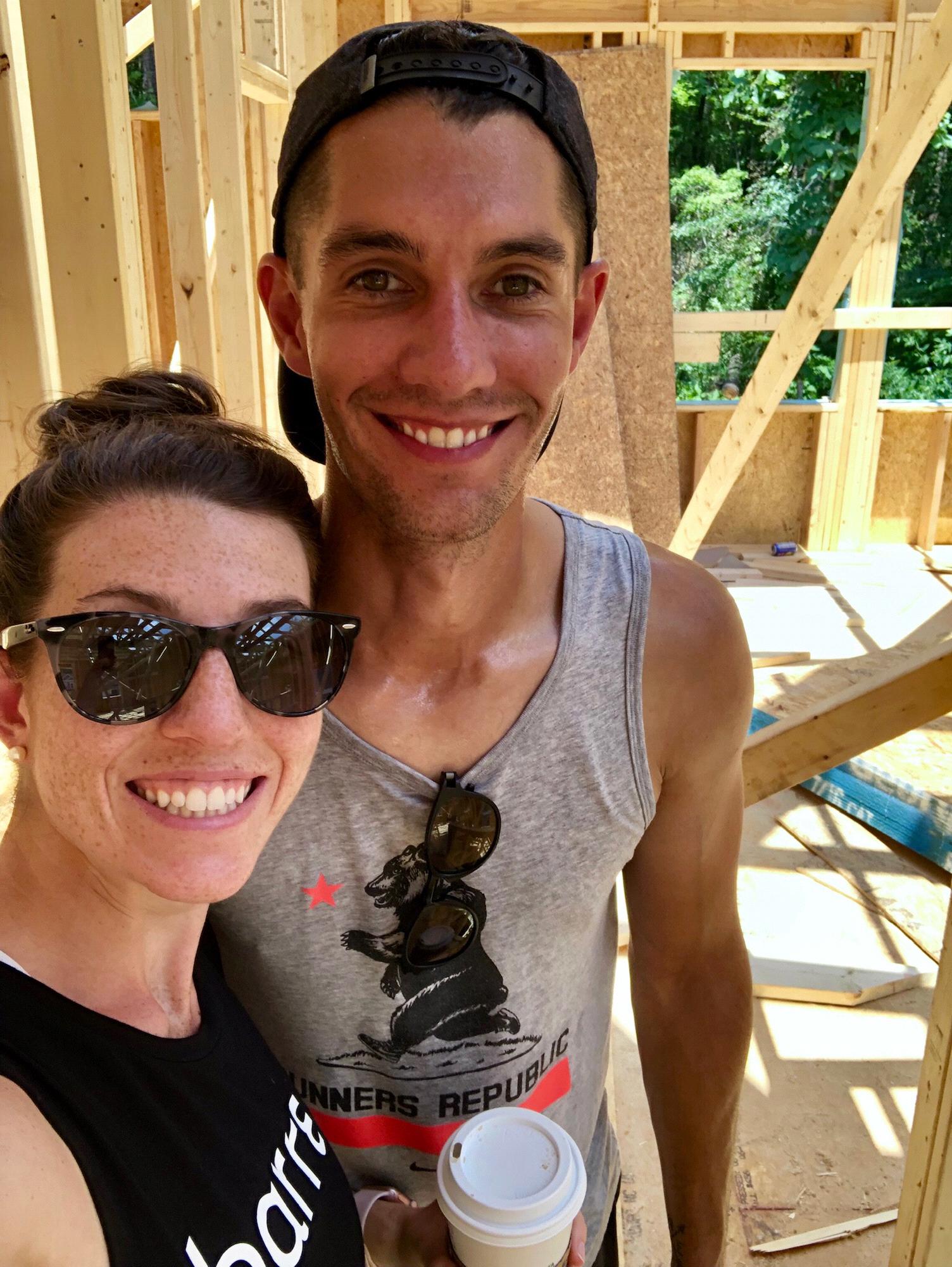 Walking through our house during the framing stage