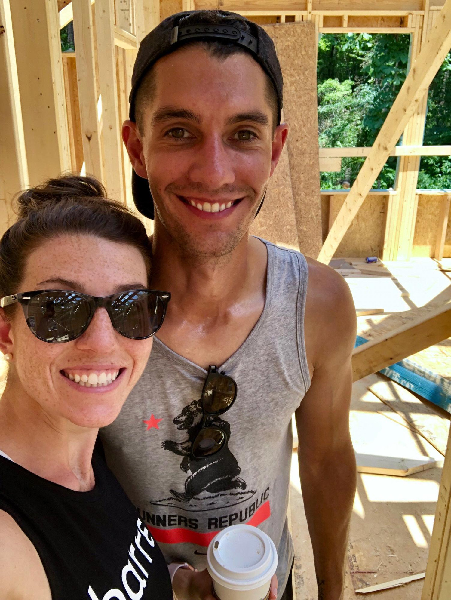 Walking through our house during the framing stage
