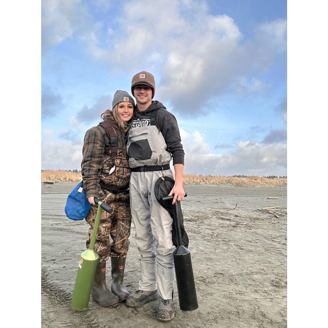 Razor Clam Digging: Westport, WA