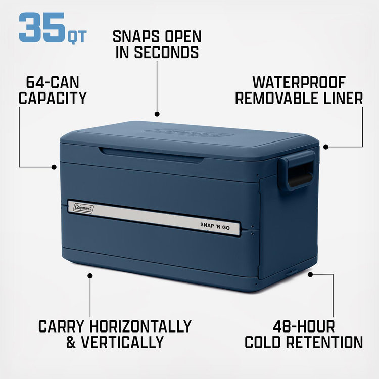 Coleman, Snap 'N Go 35-Quart Collapsible Hard Cooler | Zola