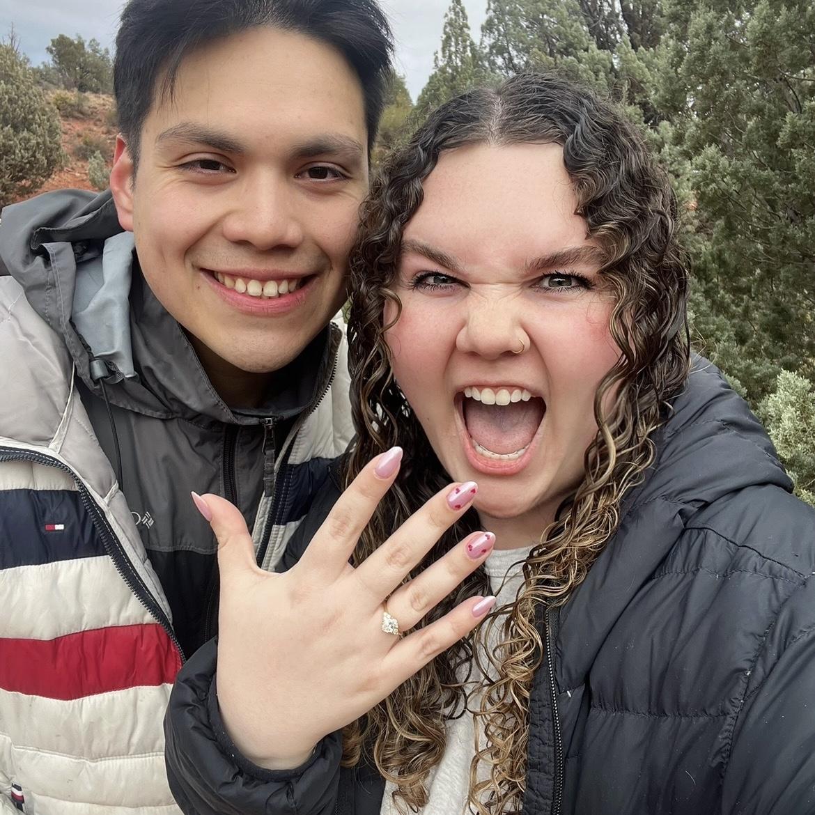 Ezy proposed in Sedona Arizona on January 27, 2025!