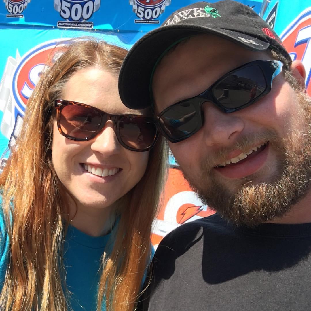 At the Charlotte, NC motor speedway
