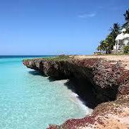 Cliff overlooking wedding venue