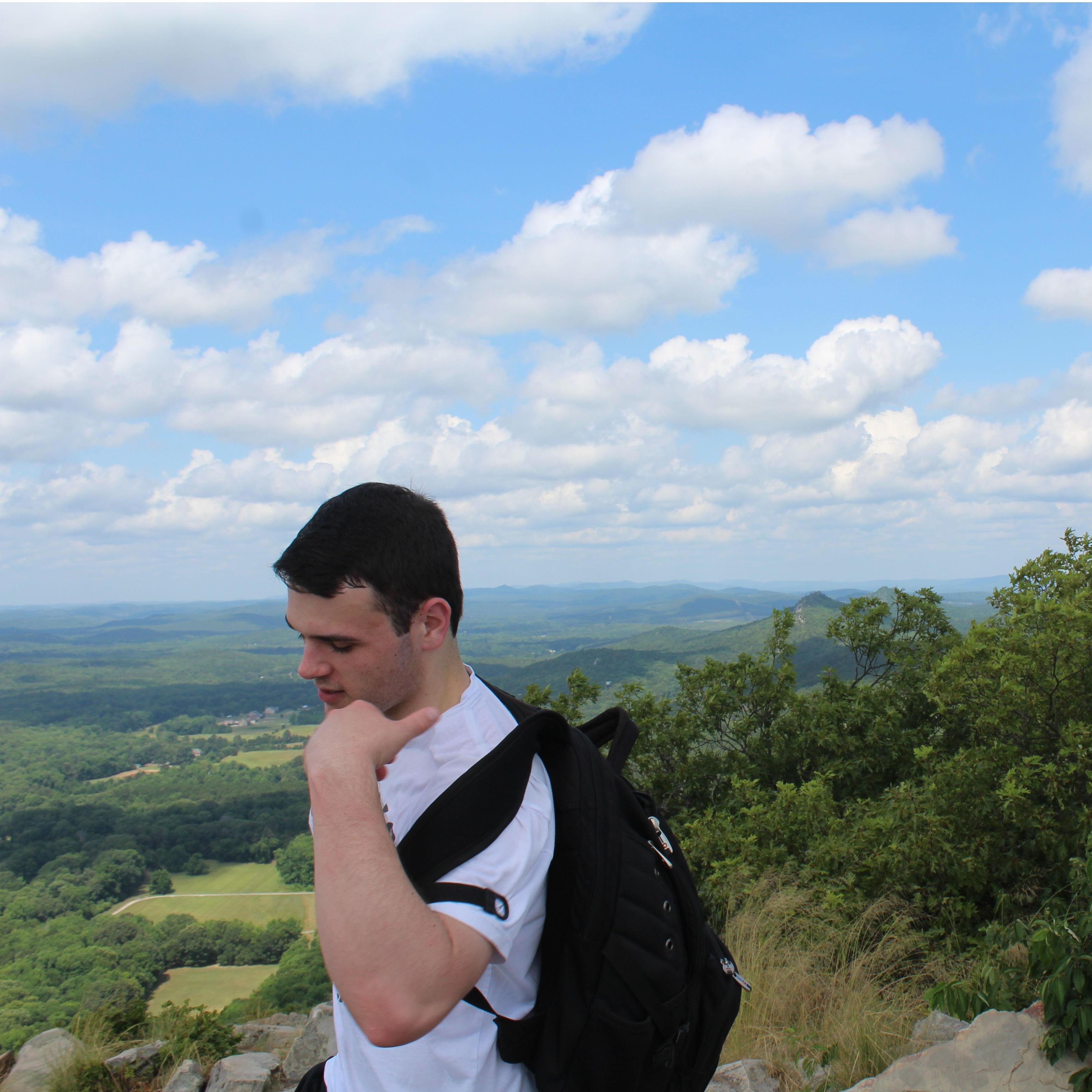 One of the pictures Raleigh took from the first time they hiked Pinnacle Mountain together, 06/17/2018