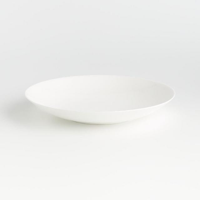 Bennett White Bone China Low Bowl