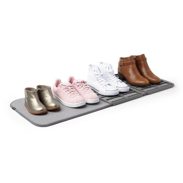 Umbra® Quick Dry Shoe Mat in Charcoal